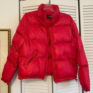 CI SONO Red Puffer Coat MEDIUM
